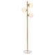 preview thumbnail 2 of 8, INK+IVY Holloway 3-Globe Light Floor Lamp with Marble Base