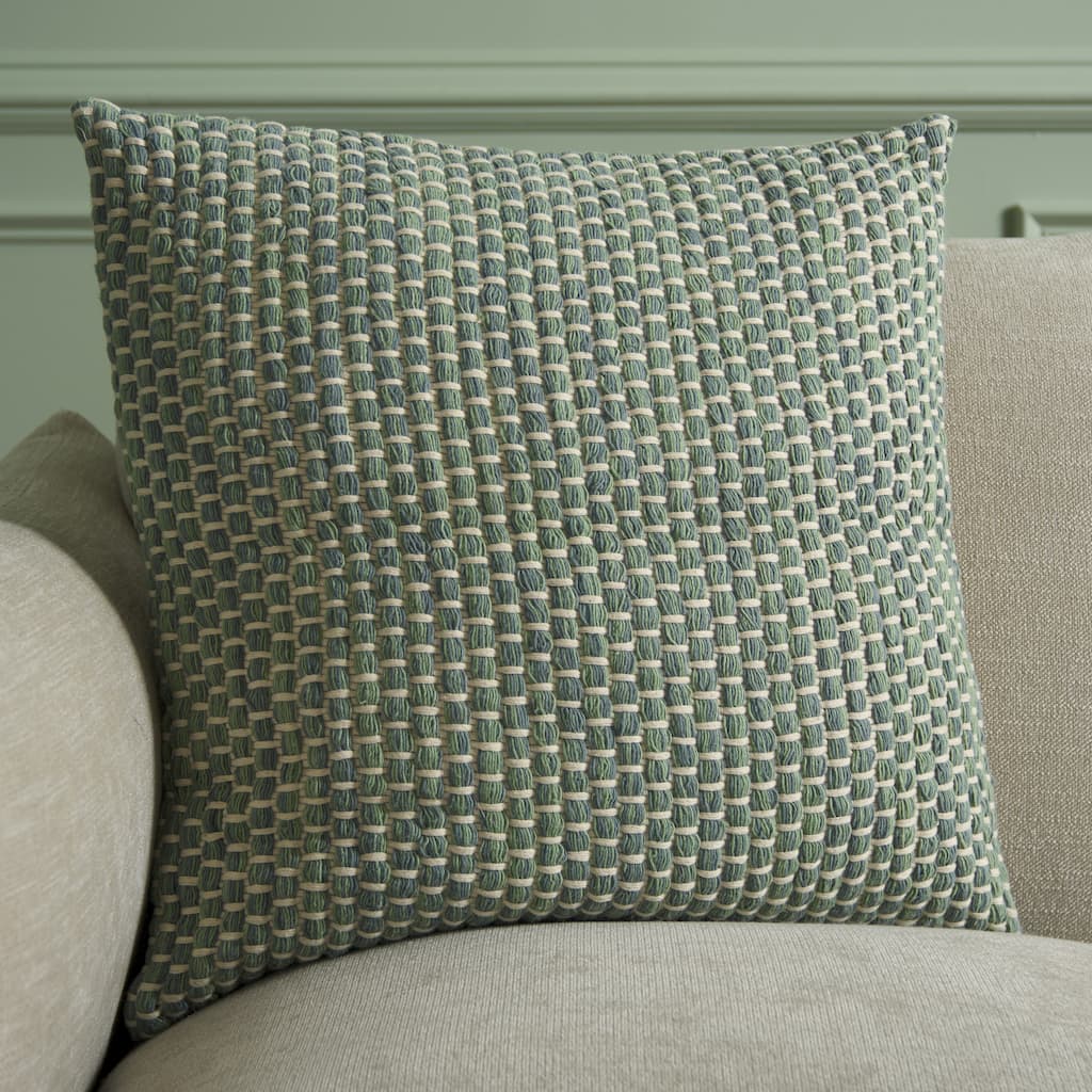 SAFAVIEH Home Ina 20-inch Green Cotton Pillow