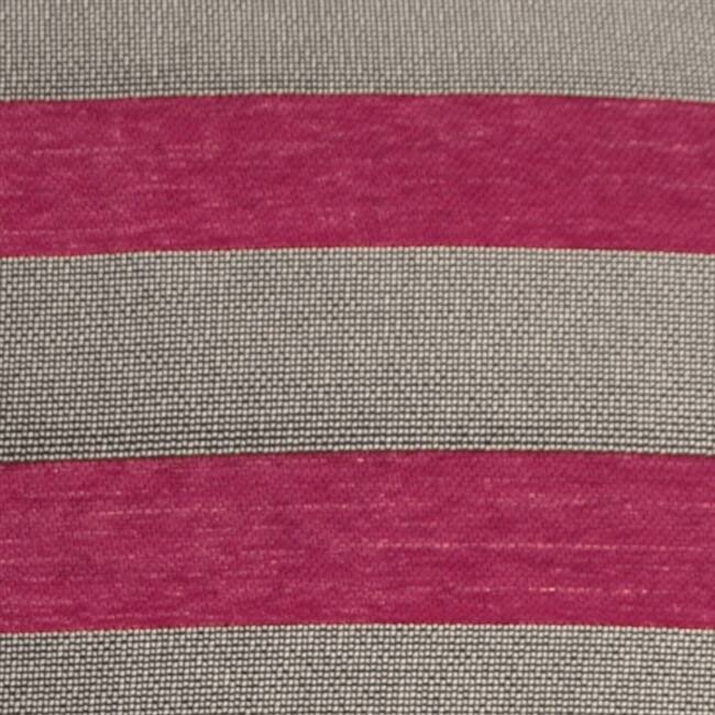 Brackendale Stripes Rectangular 16x24 Throw Pillow with Polyfill Insert, Pink