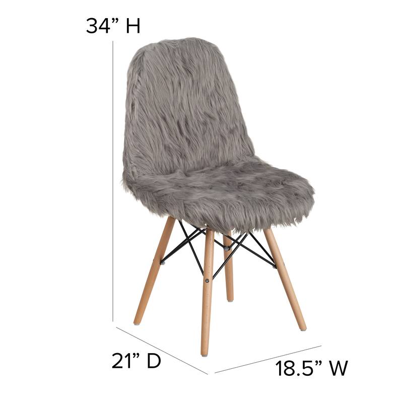 Shaggy Dog Accent Chair - Dorm Chair