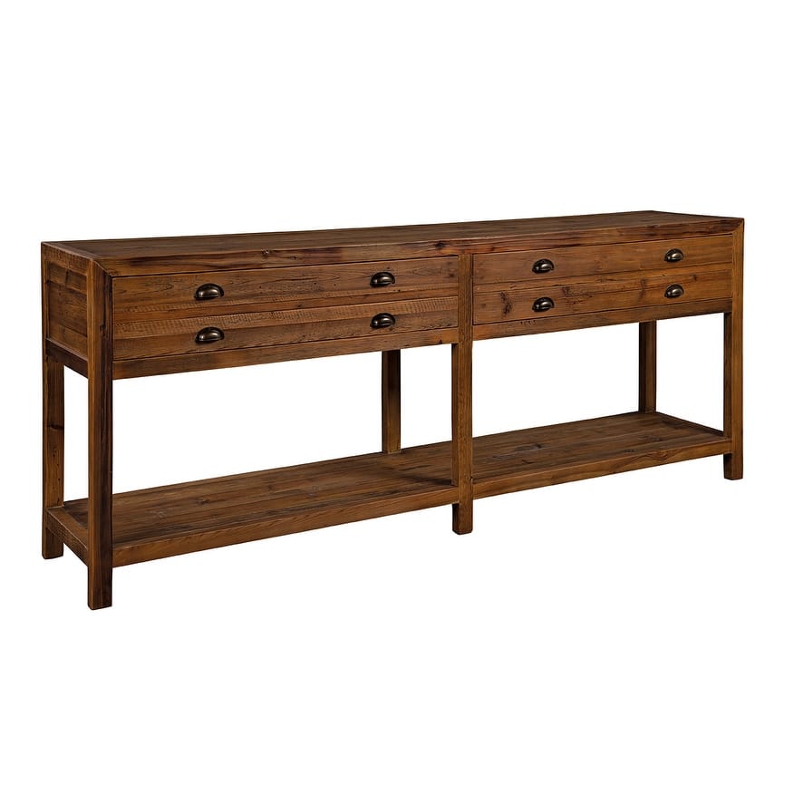 4-drawer Apothecary Sideboard Buffet Server