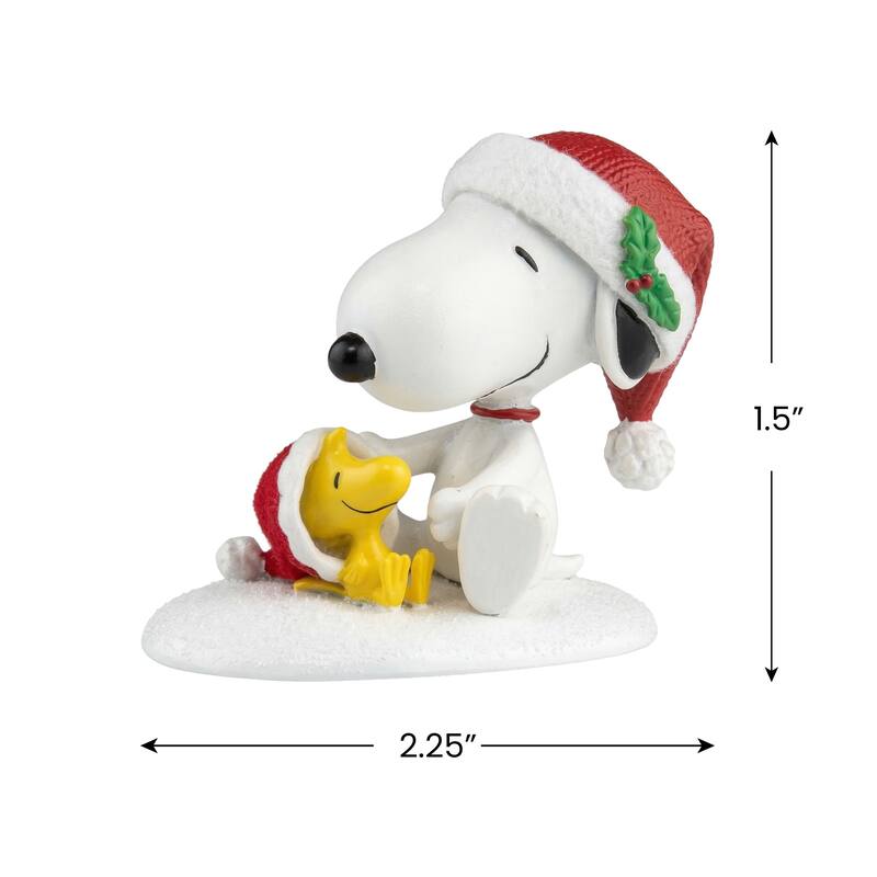 Dept 56 Happy Holidays Snoopy and Woodstock Christmas Figure