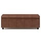 preview thumbnail 17 of 136, WYNDENHALL Stanford Upholstered Storage Ottoman
