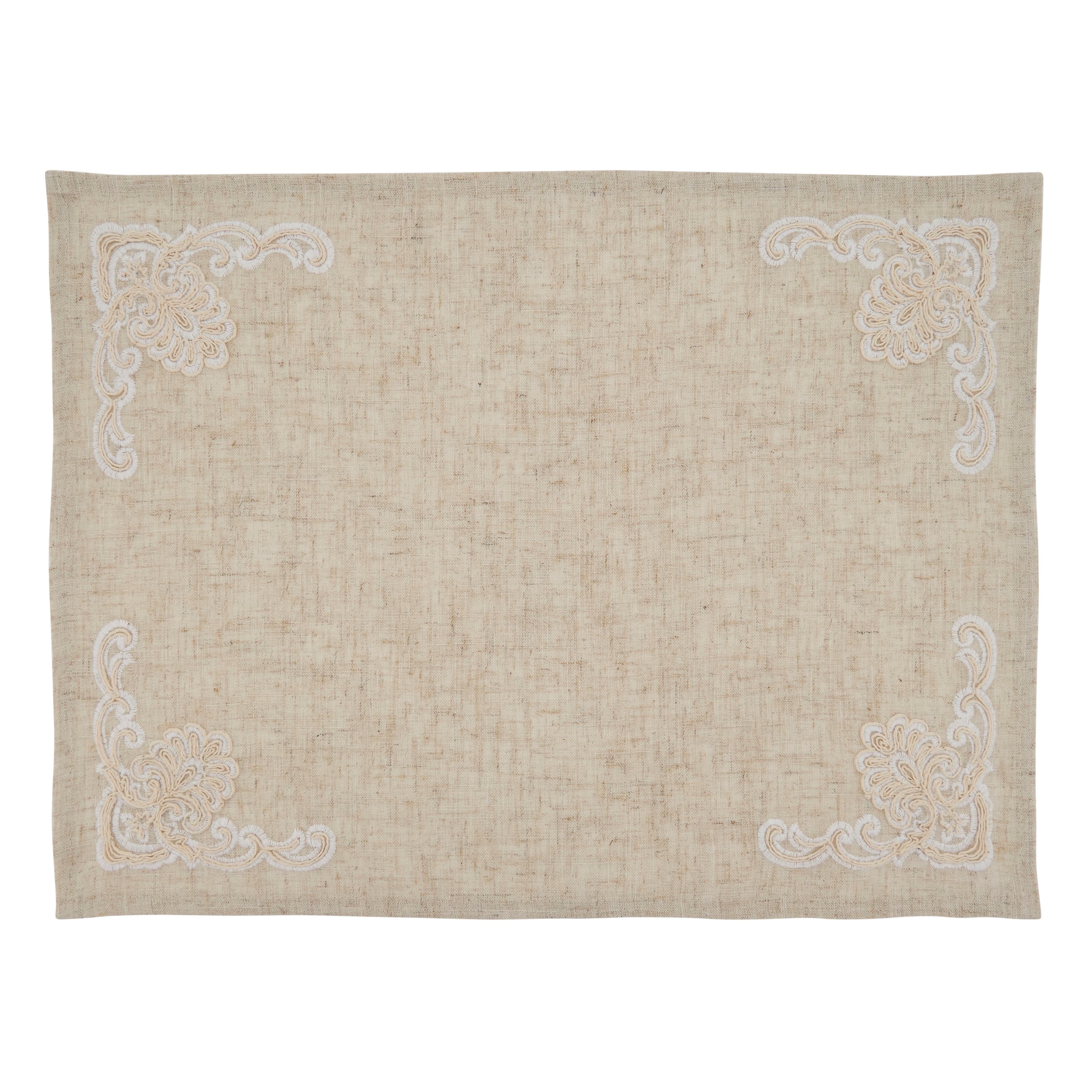 Embroidered Design Placemats (Set of 4)