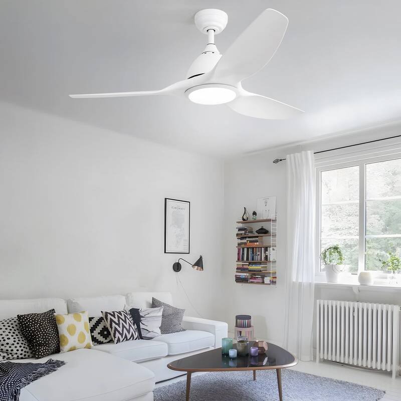 Sofucor High CFM Quiet DC Motor Modern Ceiling Fan with Light and Remote Control