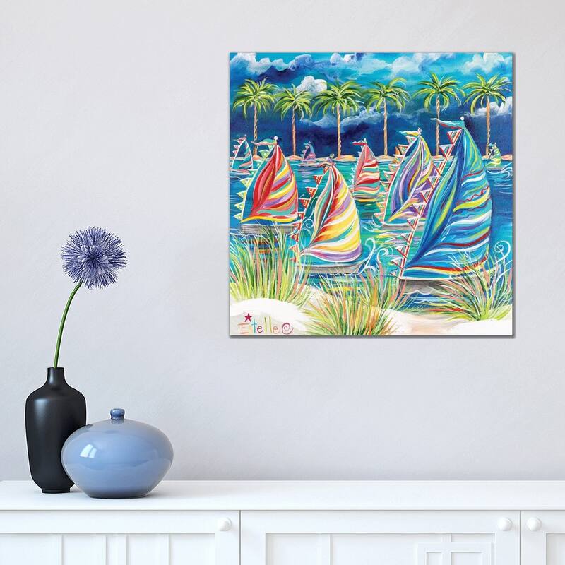 iCanvas "Come Sail Away" by Estelle Grengs Canvas Print - 18x18x1.5