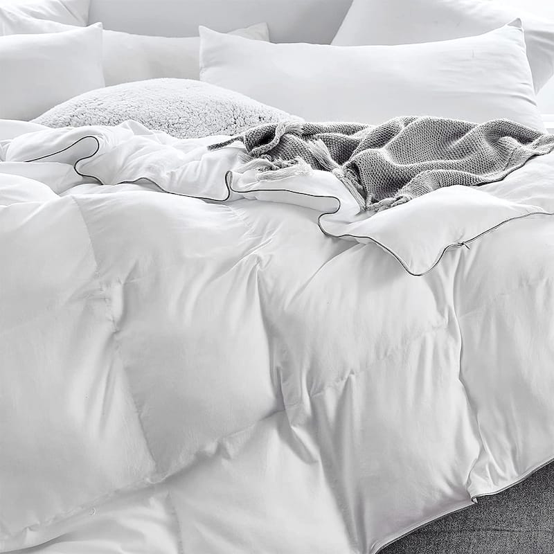 Snorze® Cloud Comforter Set - Coma Inducer® Oversized Bedding in White