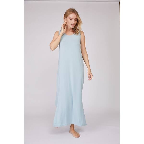 slide 1 of 22, Viscose (made from bamboo) Sleeveless Drape Dress