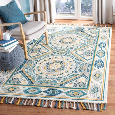 SAFAVIEH Handmade Aspen Elgard & Eclectic Tribal Wool Rug