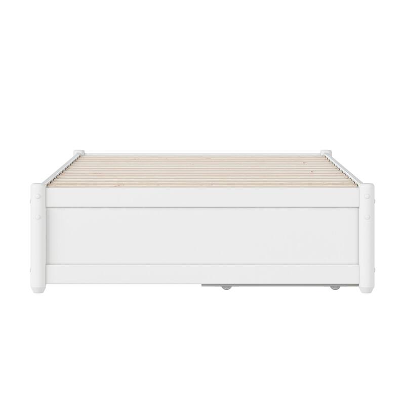 Barcelona Panel Platform Bed with Storage Drawers