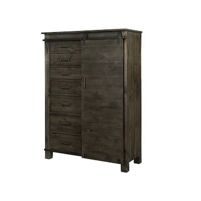 Abington Door Chest in Weathered Charcoal