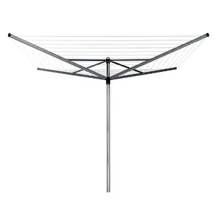 Topspinner 164 ft Outdoor Metal Clothes Drying Rack, Ground Spike ...