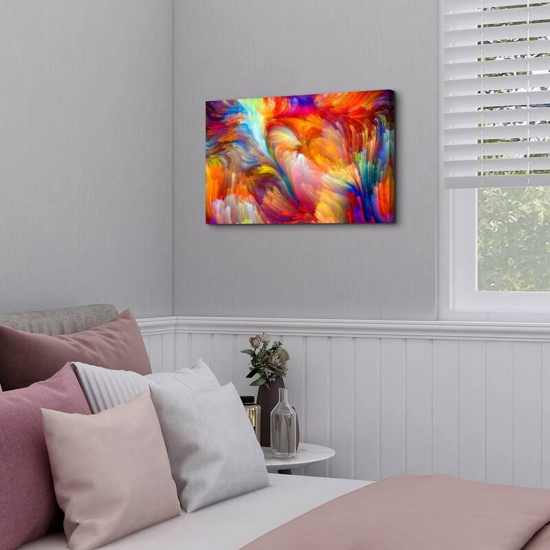 Abstract Colorful Canvas Wall Art