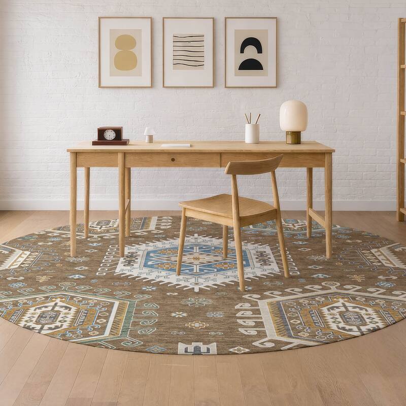 Machine Washable Indoor/ Outdoor Global Akron Chantille Rug