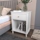 preview thumbnail 31 of 37, Spacious Kids Nightstand with Drawer and Shelf