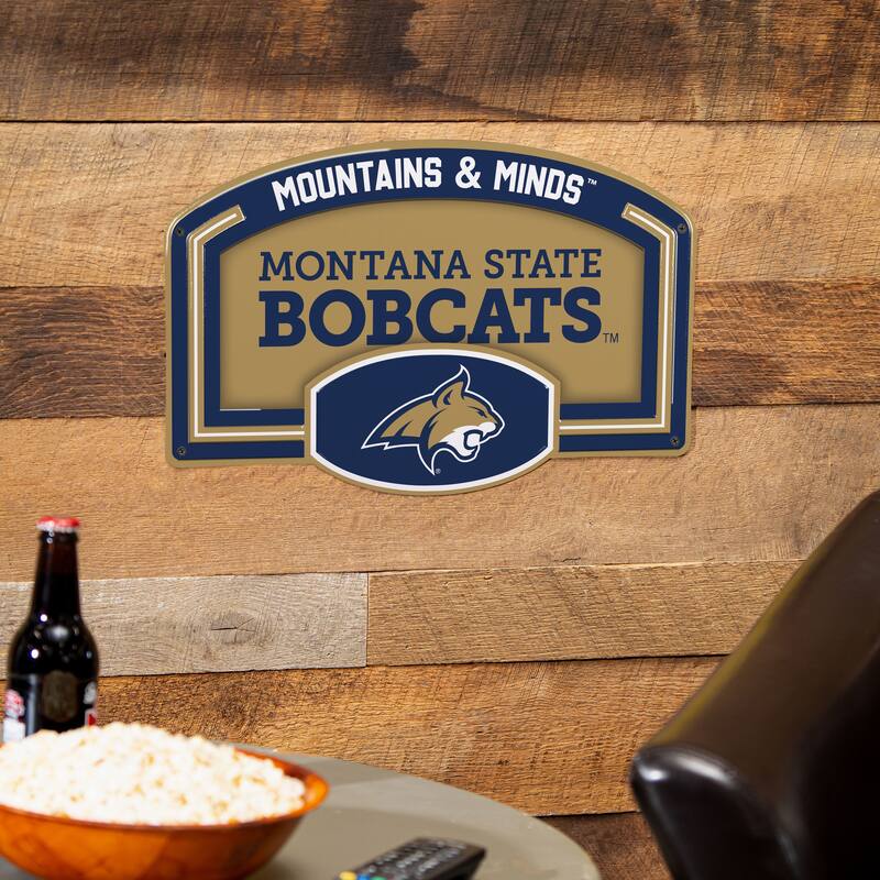 Montana State University Embossed Steel Wall Sign, 11" x 17"