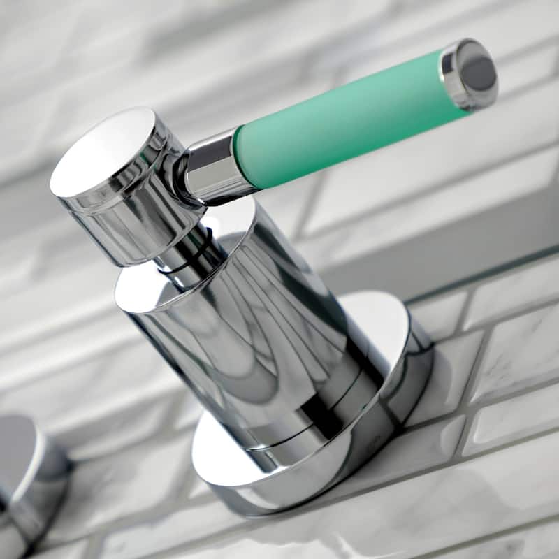 Kingston Brass Kaiser 3-Hole Wall Mount Roman Tub Faucet