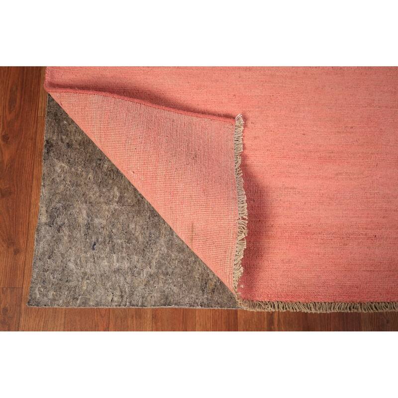 Pink Modern Gabbeh Oriental Area Rug Handmade Wool Carpet - 4'11" x 6'7"
