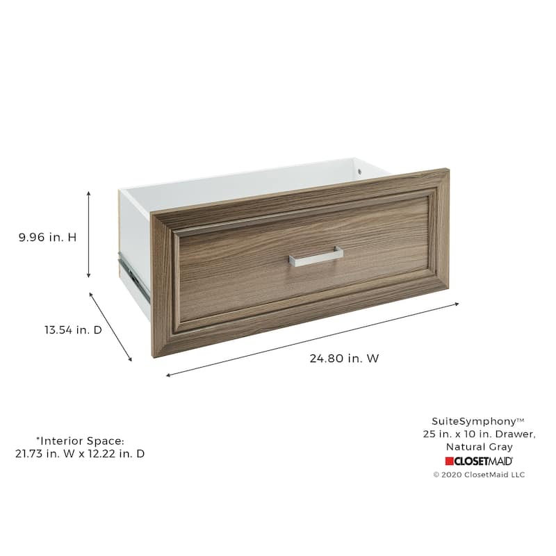 ClosetMaid SuiteSymphony 25-inch Wide x 10-inch High Drawer
