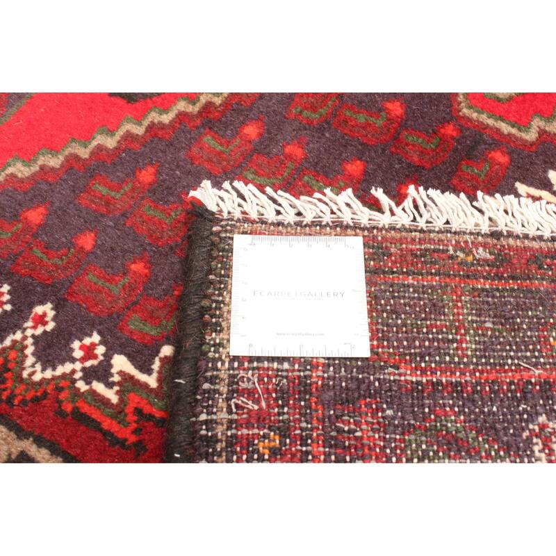 ECARPETGALLERY Hand-knotted Andelz Red Wool Rug - 4'0 x 6'4