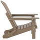 preview thumbnail 127 of 129, POLYTRENDS Laguna All Weather Poly Outdoor Adirondack Chair - Foldable (Set of 2)