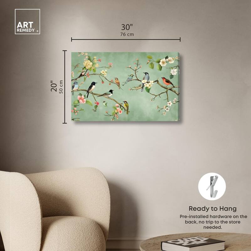 Restful View Canvas by Art Remedy, Gallery Wrapped