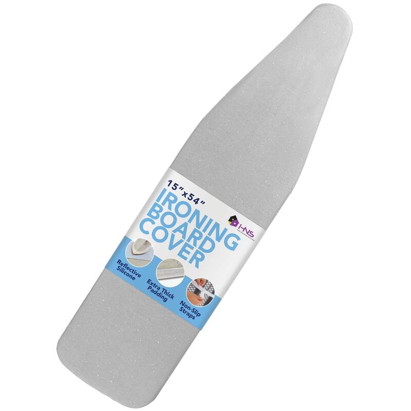 HOLDN’ STORAGE Ironing Board Cover and Pad - Iron Board Cover with Padding - Grey