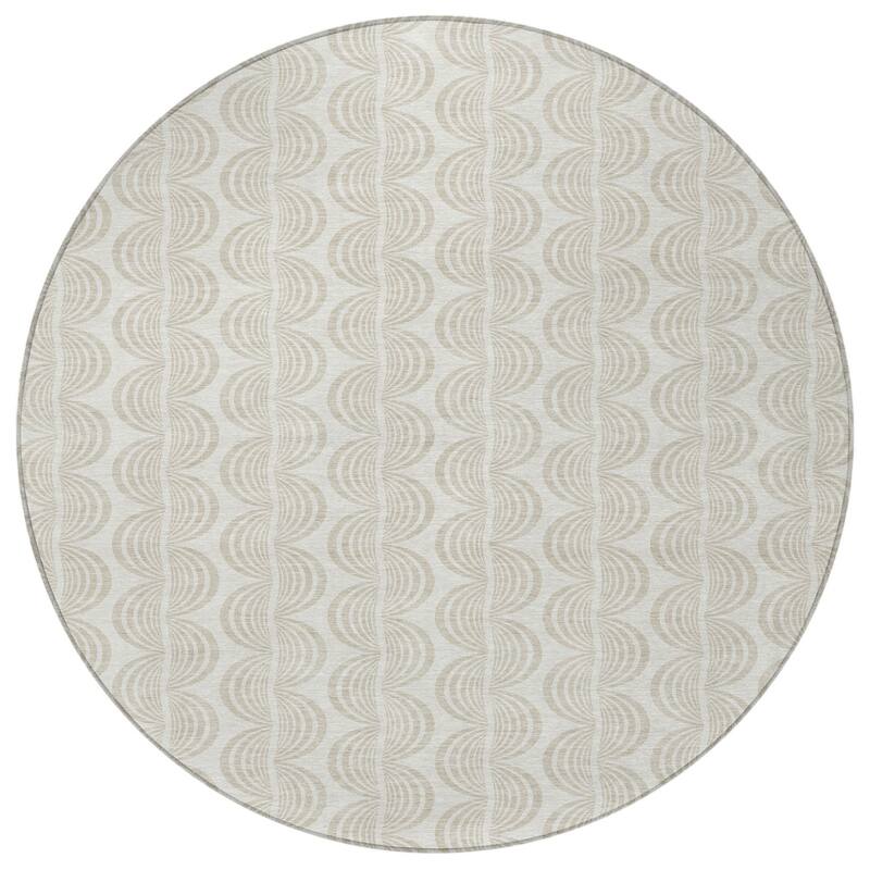 HomeRoots Ogee Transitional Rectangle Outdoor Rug