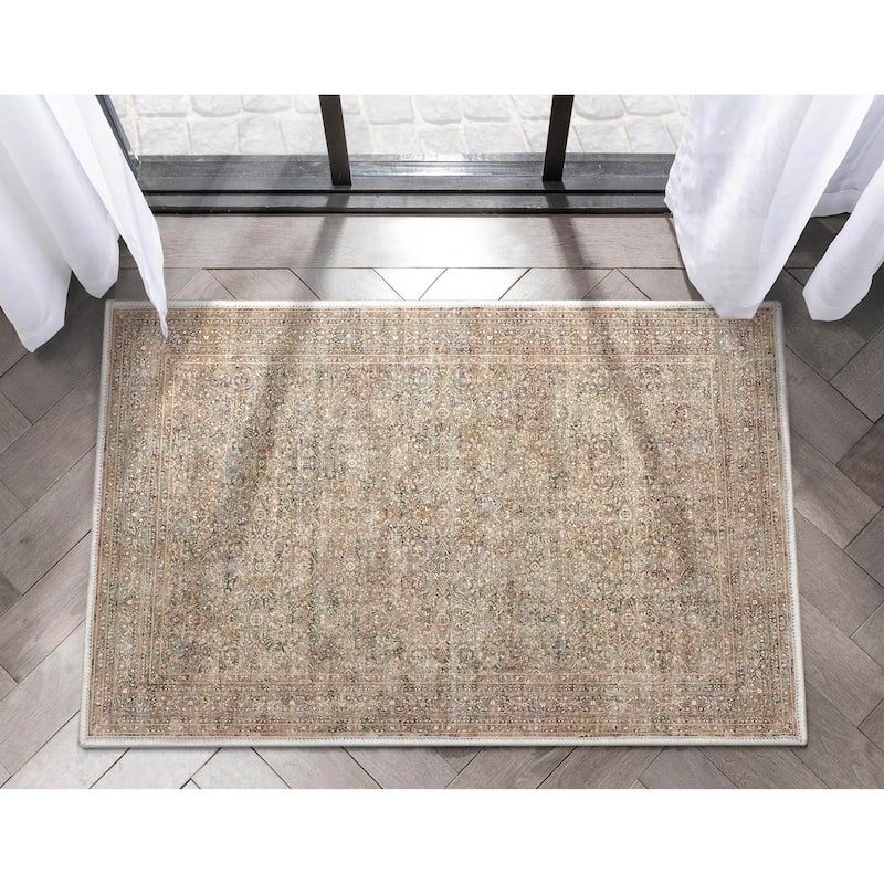 Well Woven Asha Vintage Juliette Persian Flat Pile Area Rug