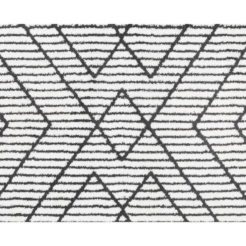 ECARPETGALLERY Machine Woven Sloane Ivory Runner Rug - 2'3 x 7'6