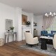 preview thumbnail 15 of 16, Grey MDF Glam Console Table (Set of 2) - S/2 31"W, 31"H