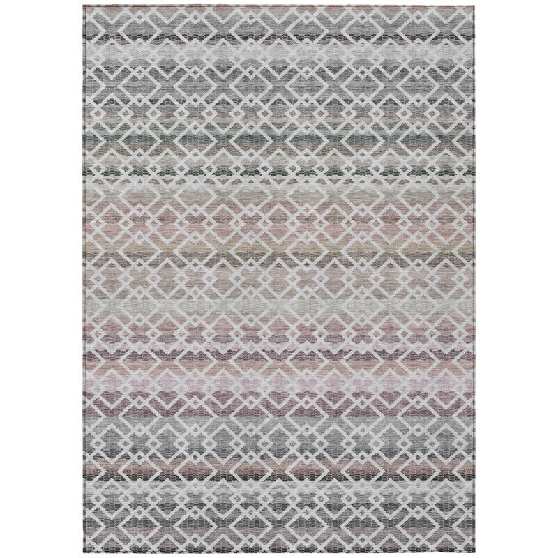 Machine Washable Indoor/ Outdoor Cabo Stripe Chantille Rug