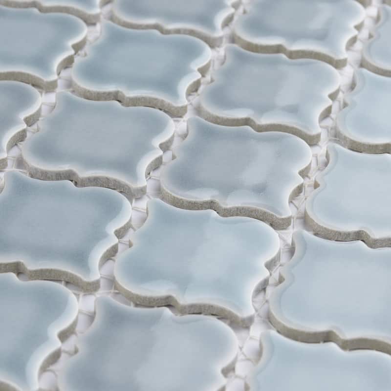 Merola Tile Hudson Tangier Slate 12-3/8" x 12-3/8" Porcelain Mosaic Floor and Wall Tile