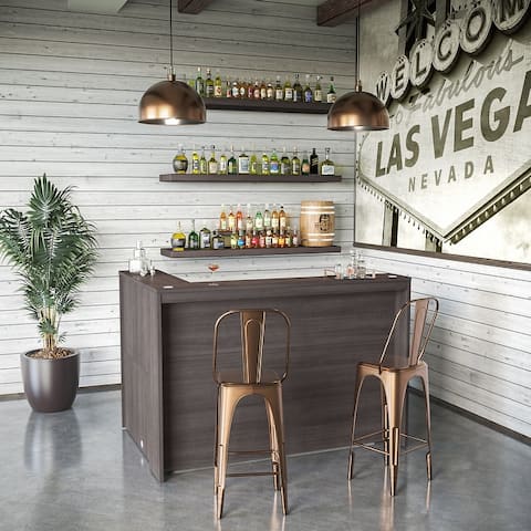 Studio C Corner Bar Cabinet by Bush Business Furniture