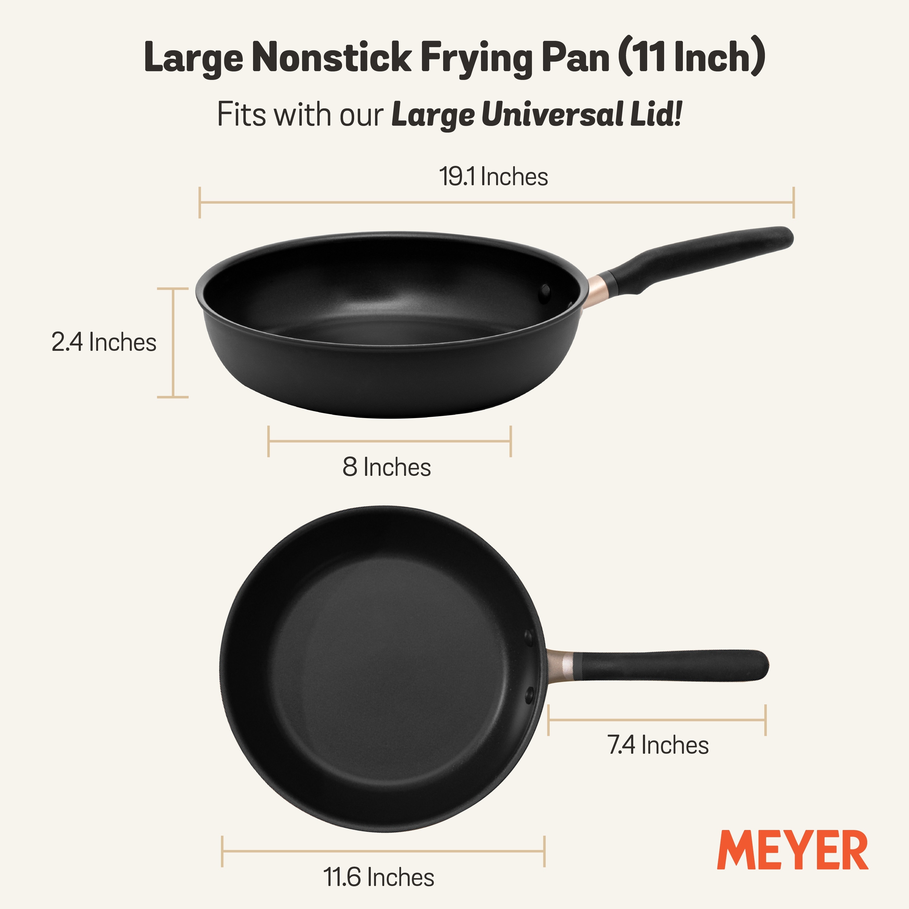 Meyer Cookware - Accent Stainless Steel Universal Lid L
