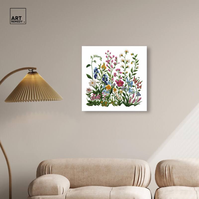 Wildflower Patch I Canvas by Art Remedy, Gallery Wrapped