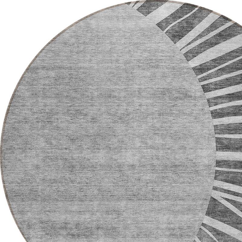 HomeRoots Abstract Transitional Rectangle Outdoor Rug