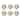 Abode Homewares Lemon Orchard NewWave Melamine Salad Plate - Yellow - 8.5" - Set of 6