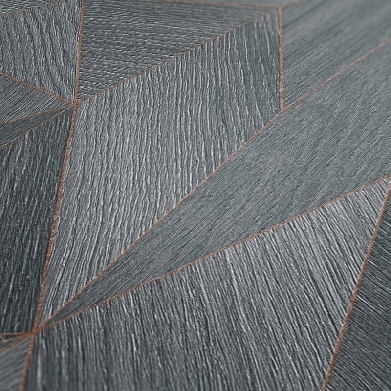 Galerie Wallcoverings Woods and Wicker Collection Geometric Wood Effect Matte Finish Vinyl on Non-woven Wallpaper Roll
