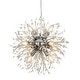 preview thumbnail 10 of 18, Interior Decor Starburst Crystal Chandelier 8-lights Firework Globe Pendant Lamp - W20"xH20"