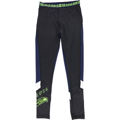 NFL Womens Seattle Seahawks Stretch Compression Athletic Pants,, Multicoloured, Medium