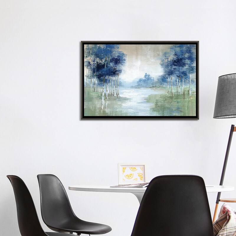 iCanvas "Birch River" by Nan Framed