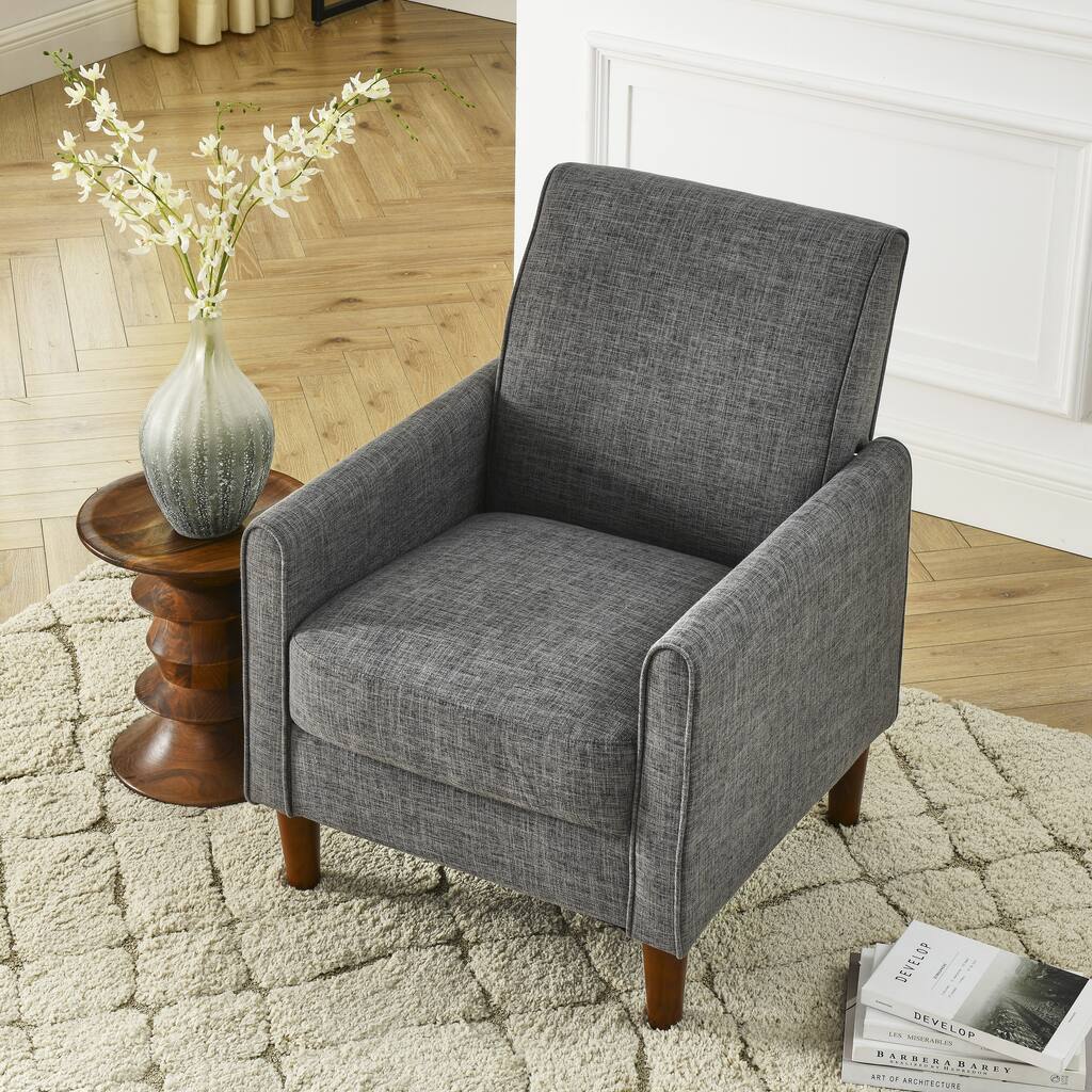 Ergonomical Design Modern Fabric Accent Chair Single Sofa Arm Chair Living Room Furniture