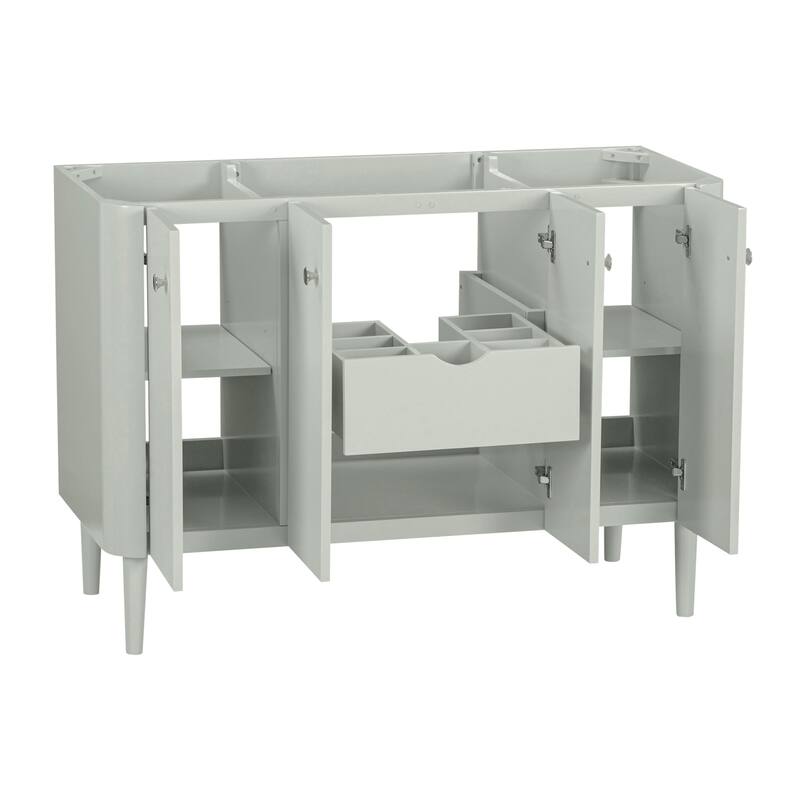 Haley Bathroom Vanity Only in Soft Sage with Dual Mount Option