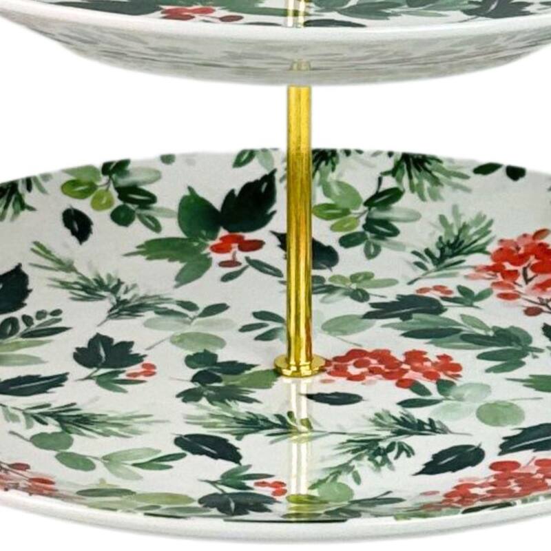 10 Strawberry Street Holly 3-Tier Serving Stand
