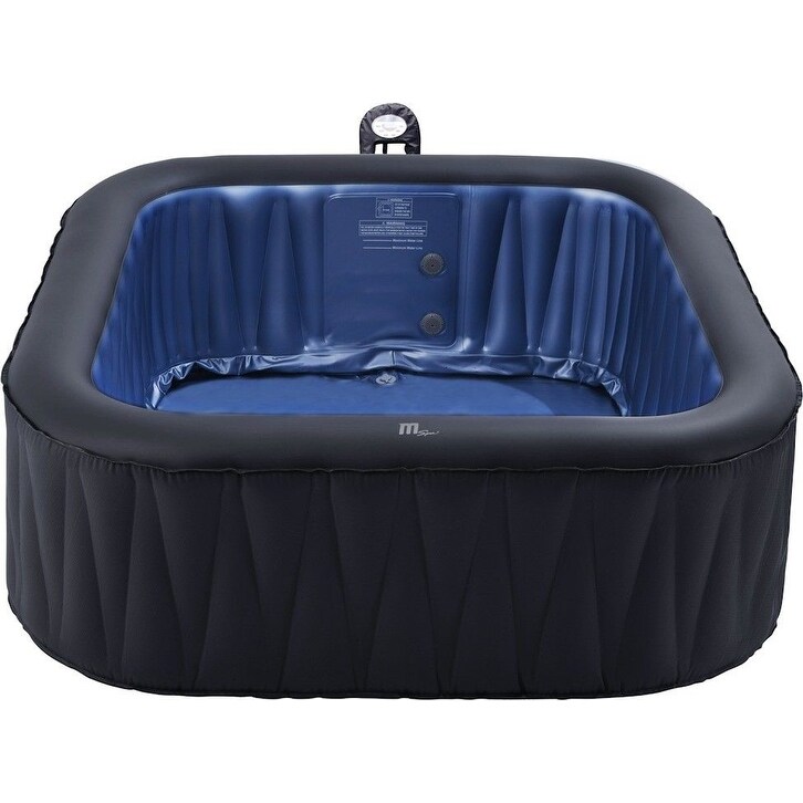 Mspa Delight Tekapo Hot Tub 6 Person Inflatable Bubble Spa 73 W X 73 L X 27 H Overstock 21173826