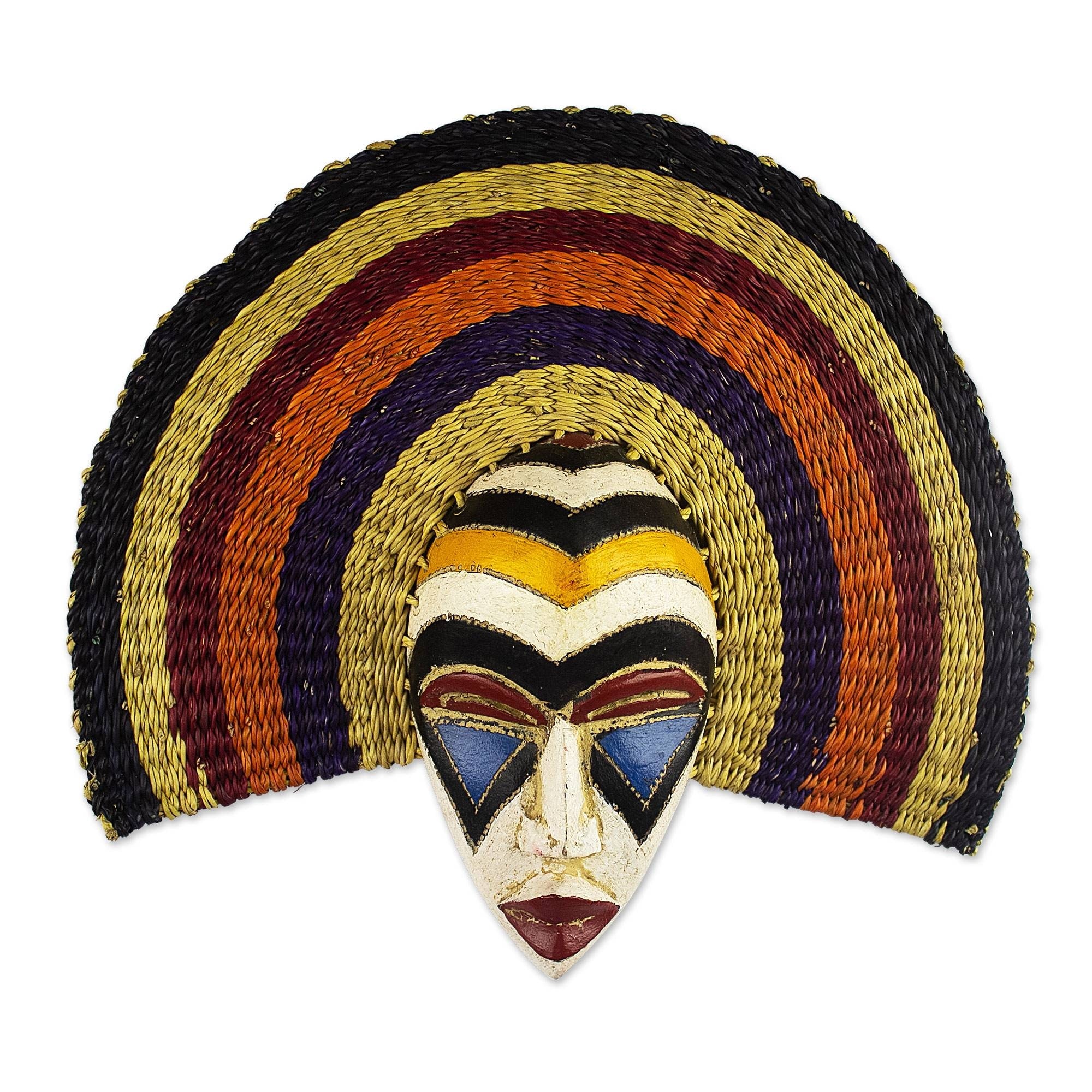 Novica Okpueze African wood mask