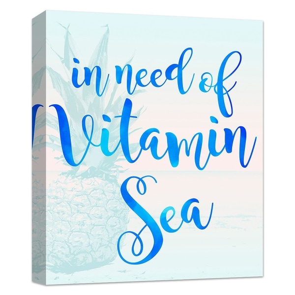 PTM Images 9-124826 PTM Canvas Collection 10" x 8" - "Vitamins Please" Giclee Sea Art Print on Canvas