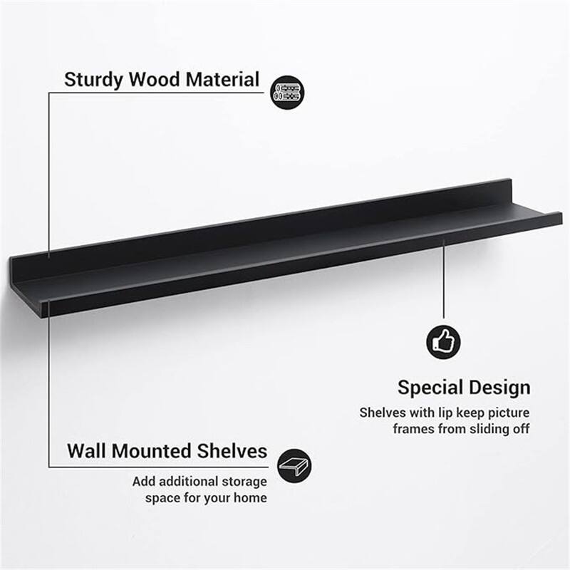 48 Inch Floating Shelves - 4.13"D x 48"W x 2"H
