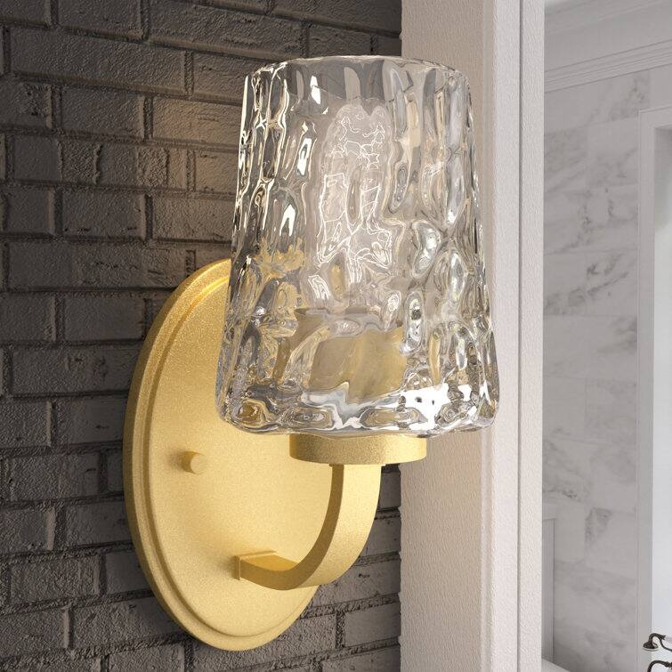 Acroma Modern Bathroom Vanity Light Art Glass Wall Sconce